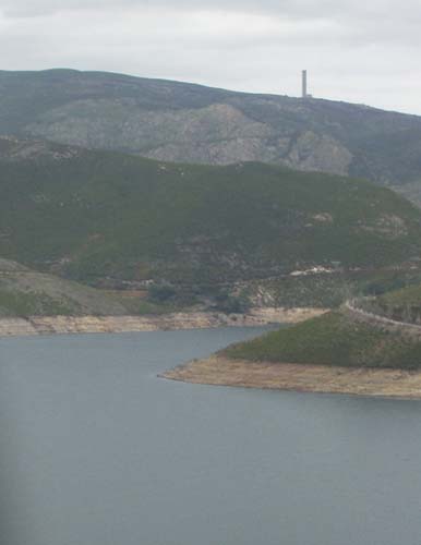 embalse de portas chimenea