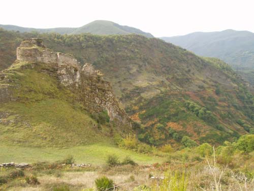 vista do castelo de carbedo